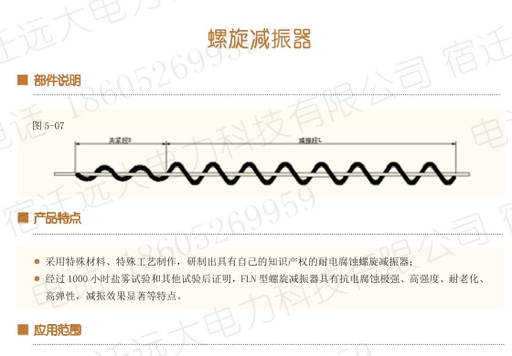 ADSS螺旋防震器